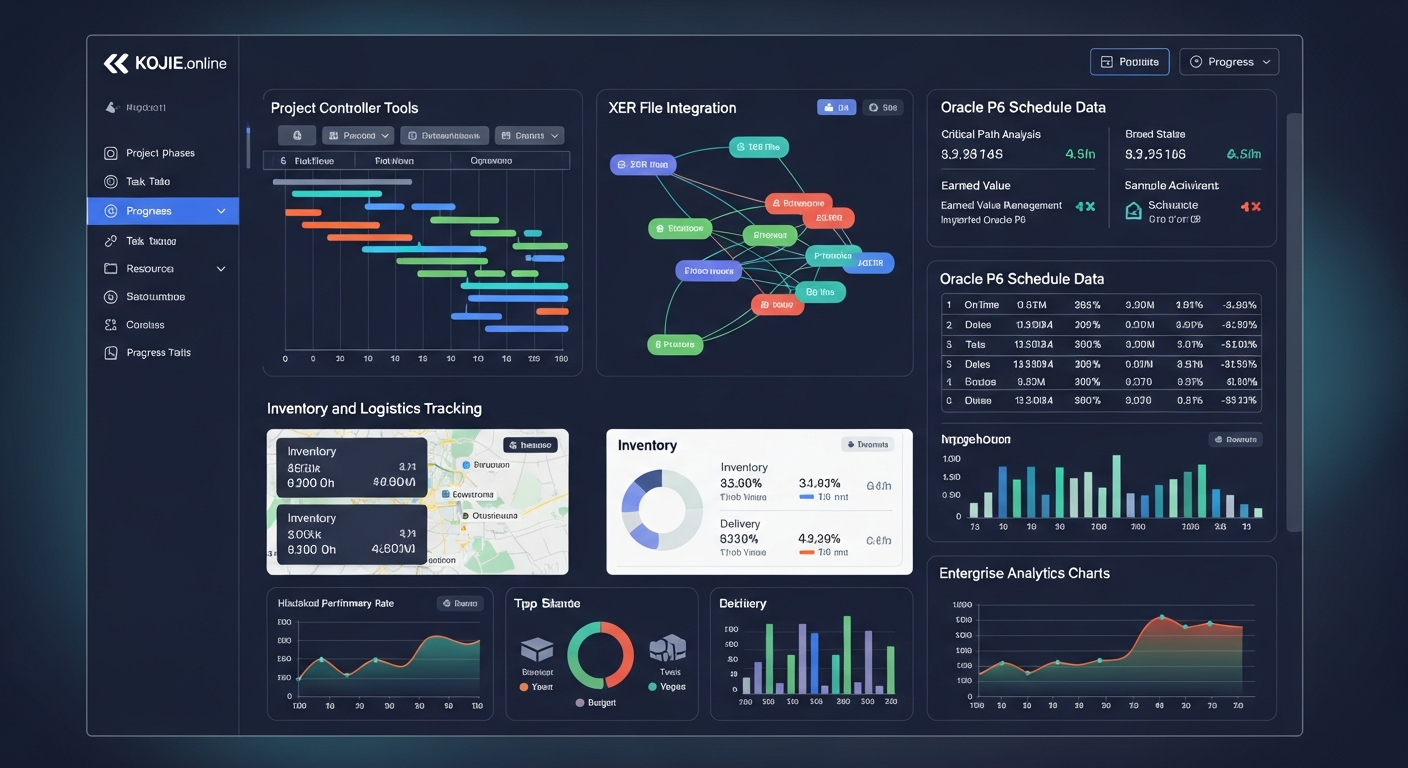 KOJIE.online - Project Controller Platform